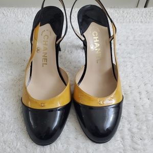 Chanel Sling Back Pump Size 6.5